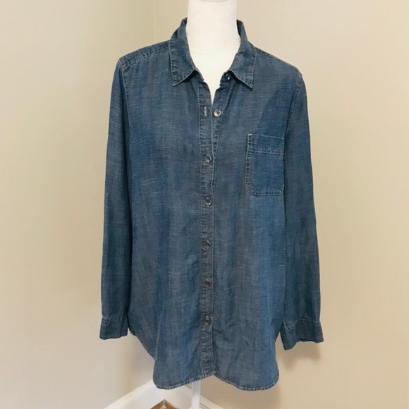 J. Jill Tops - J Jill Chambray Shirt